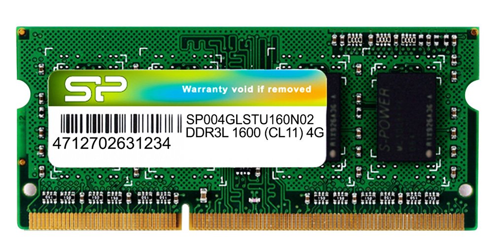 ILICON POWER Μνήμη DDR3L ODimm , 4GB, 1600MHz, PC3L-12800, CL11, 1.35v 1168