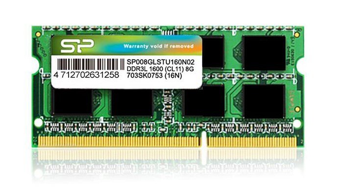 ILICON POWER Μνήμη 8GB DDR3L ODimm, PC3L 12800, 1600MHz, CL11, 1.35v 1180
