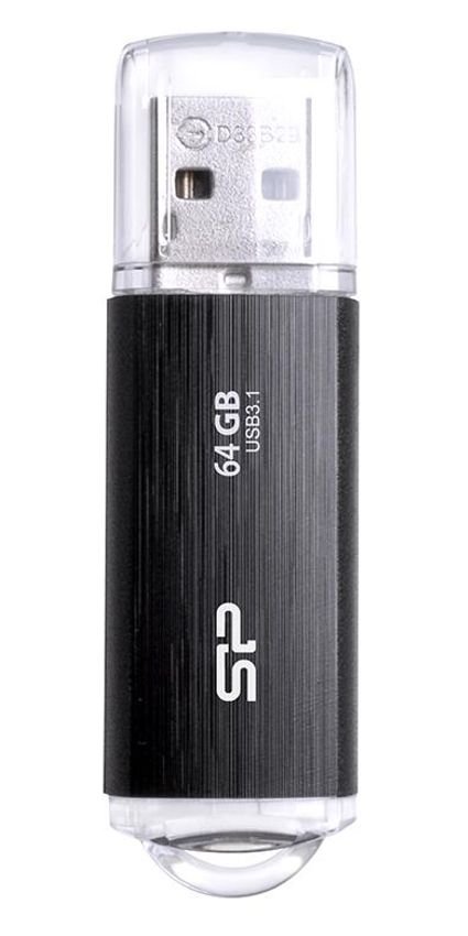 ILICON POWER UB Flash Drive Blaze B02, 64GB, UB 3.2, μαύρο 1211