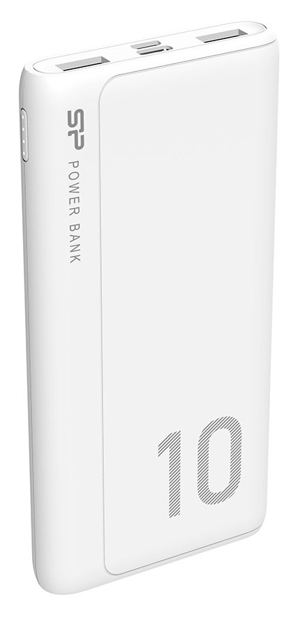 ILICON POWER power bank GP15, 10000mAh, 2x UB output, 2.1A, λευκό 3278