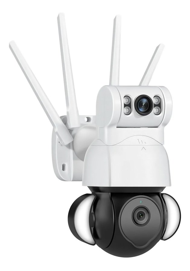 SECTEC smart κάμερα  με προβολείς, dual lens, 4MP, Onvif PTZ 3616
