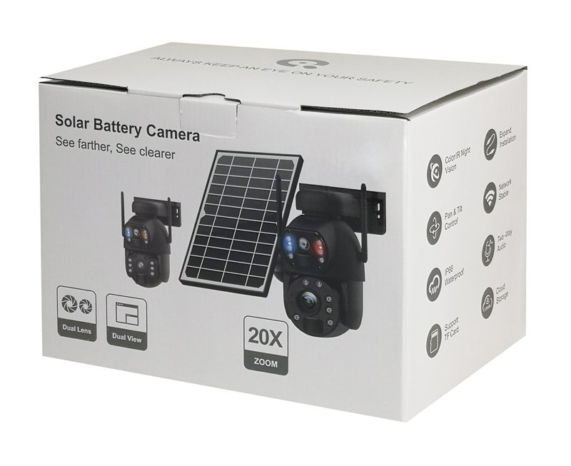 smart iliaki kamera ST-5986M, 3MP dual lens, 20x zoom, 4G, SD, PTZ 4G