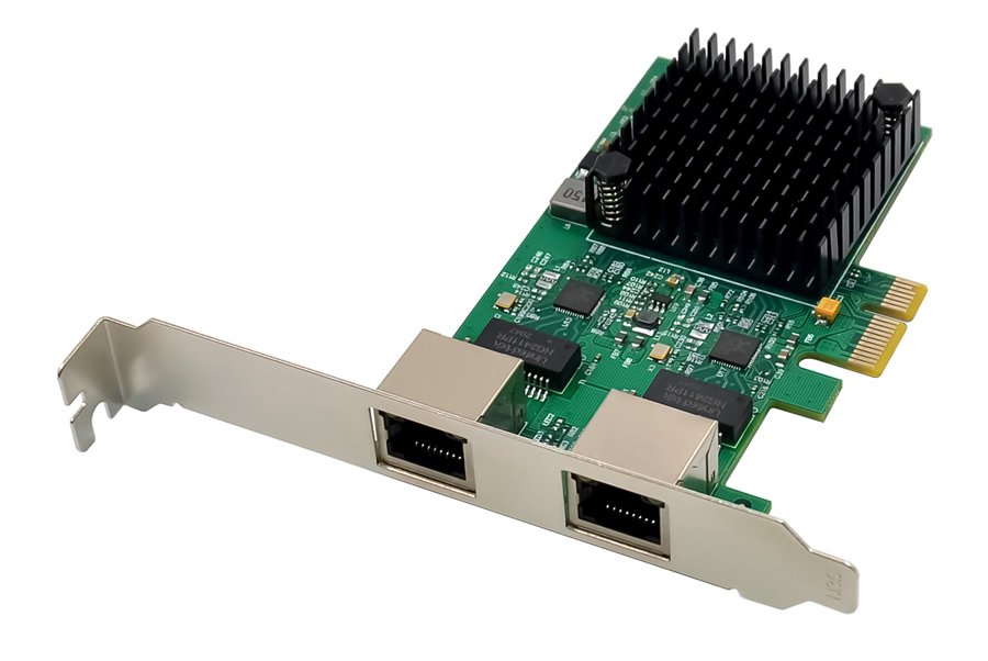 POWERTECH κάρτα επέκτασης PCIe σε 2x RJ45 2.5G , RTL8125B 3562