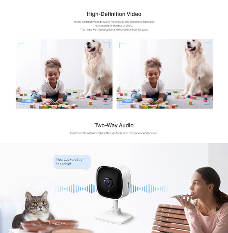 P-LINK smart camera apo-C100 Full HD, Motion Detection, WiFi, Ver. 1.0 1593 indoor