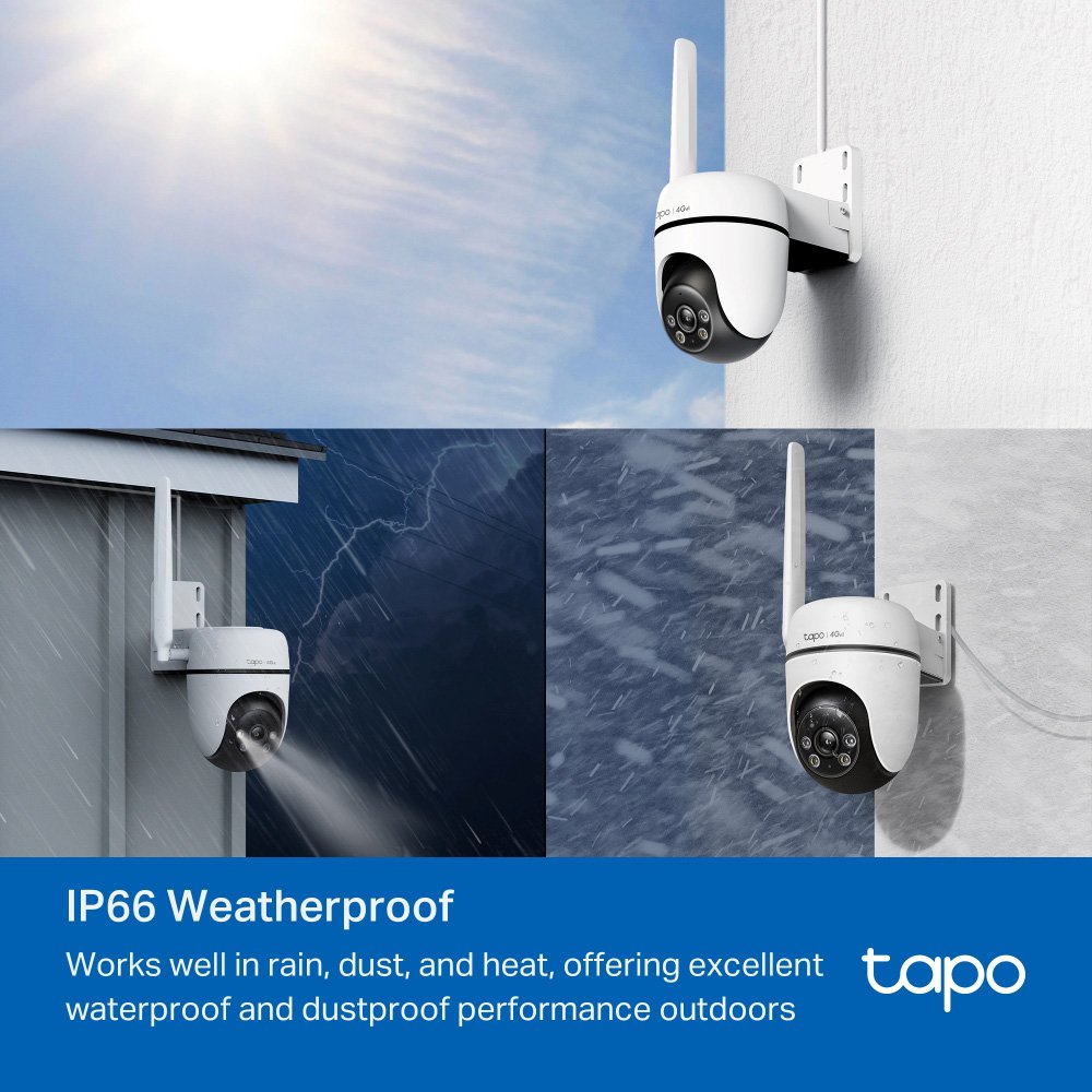 smart kamera Tapo C501GW, 1080p, 4G, PTZ, IP66, V2.0 4G