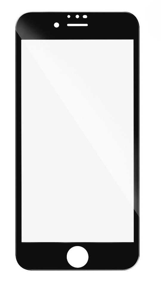 POWERTECH Tempered Glass 5D Full Glue  για iPhone 6 Plus, μαύρο 1114