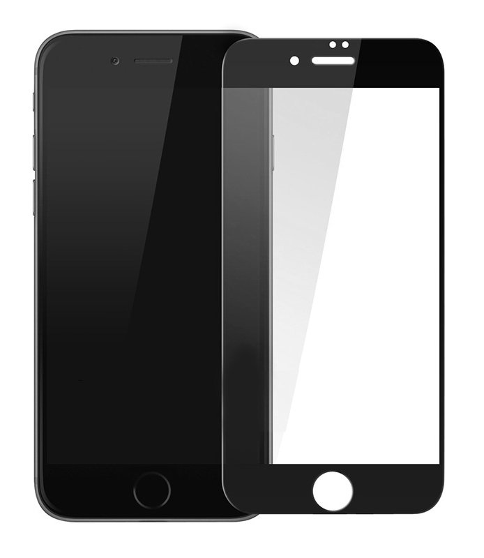 POWERECH empered Glass 5D Full Glue για iPhone 8, Black 1119