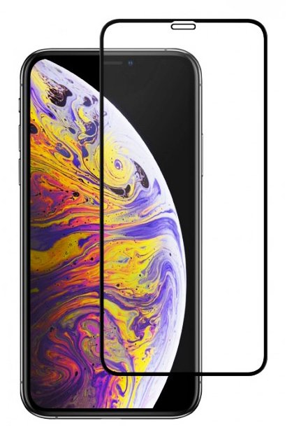 POWERTECH Tempered Glass 5D Full Glue  για iPhone X, μαύρο 1153