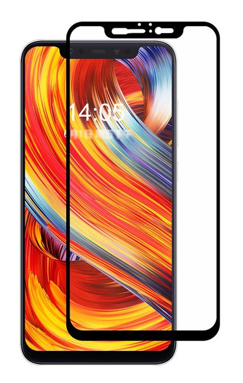 POWERECH empered Glass 5D Full Glue για Xiaomi Redmi Mi 8/8 Pro, Black 1154