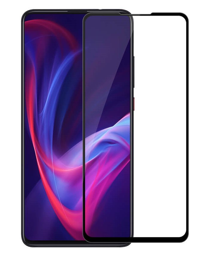 POWERECH empered Glass 5D Full Glue, Xiaomi Redmi K20/K20 pro, μαύρο 1227