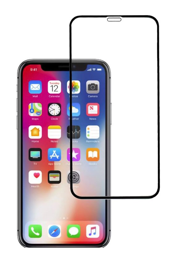 POWERECH empered Glass 5D, Full Glue, iPhone 11 Pro, μαύρο 1301