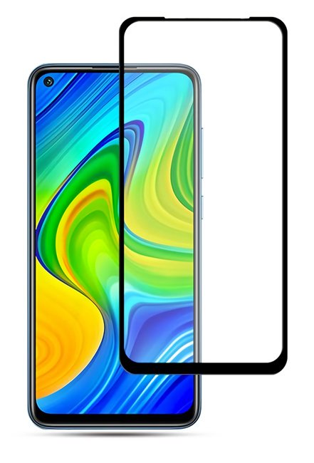 POWERECH empered Glass 5D, full glue, για Xiaomi Redmi 10X 4G, μαύρο 1838