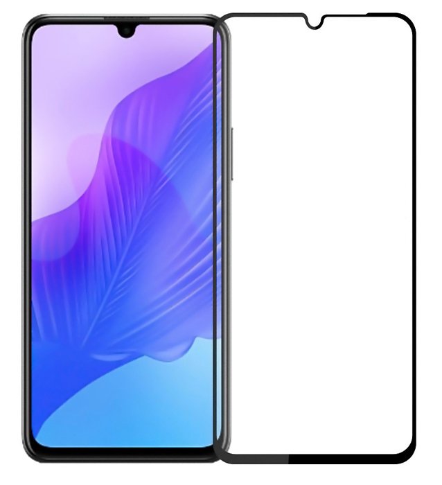 POWERECH empered Glass 5D, full glue, Huawei Enjoy 20 5G, μαύρο 1957