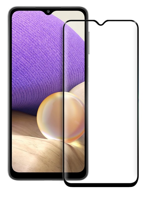 POWERTECH Tempered Glass 5D  Samsung A32/M33 5G, Full Glue μαύρο 2638