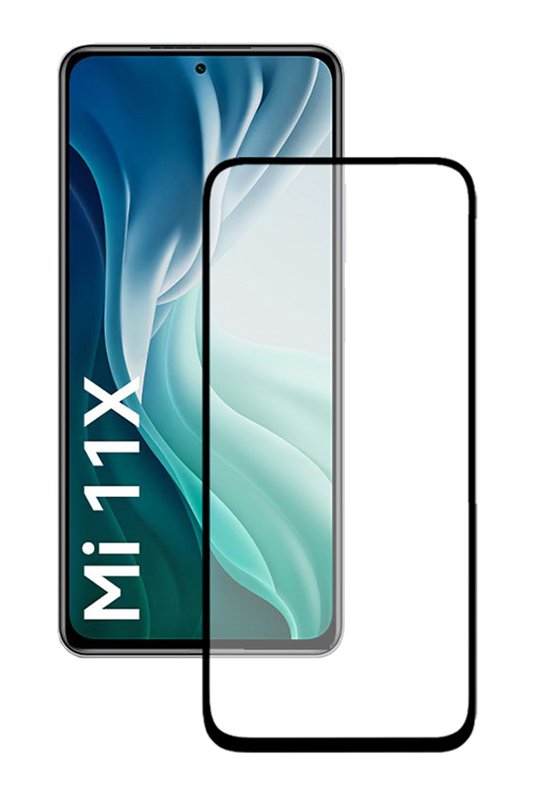 POWERTECH tempered glass 5D , Xiaomi Mi 11X/11X Pro/11i, μαύρο 2884