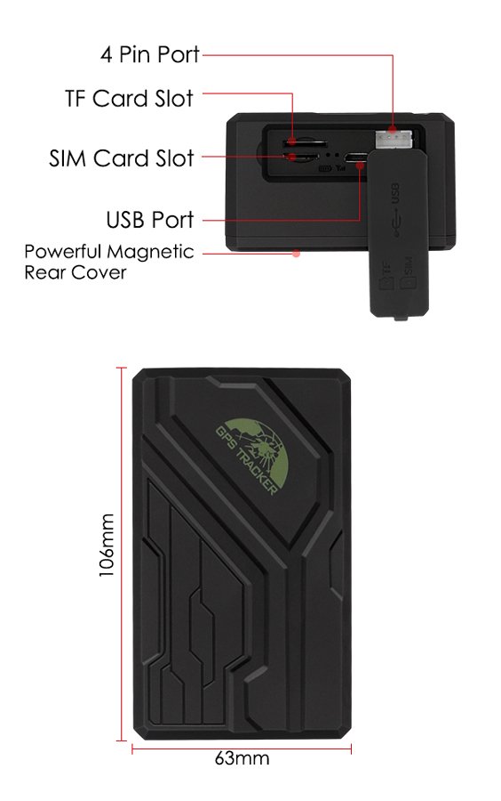 GPS Tracker Ochimaton, GPS & GSM/GPRS, IP67, 10000mAh 1520 Ochimaton 2