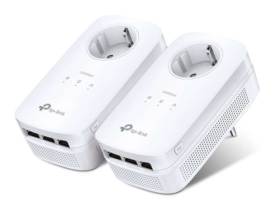 TP-LINK powerline kit passthrough, AV1300 3x Gigabit, Ver 3.0 3281