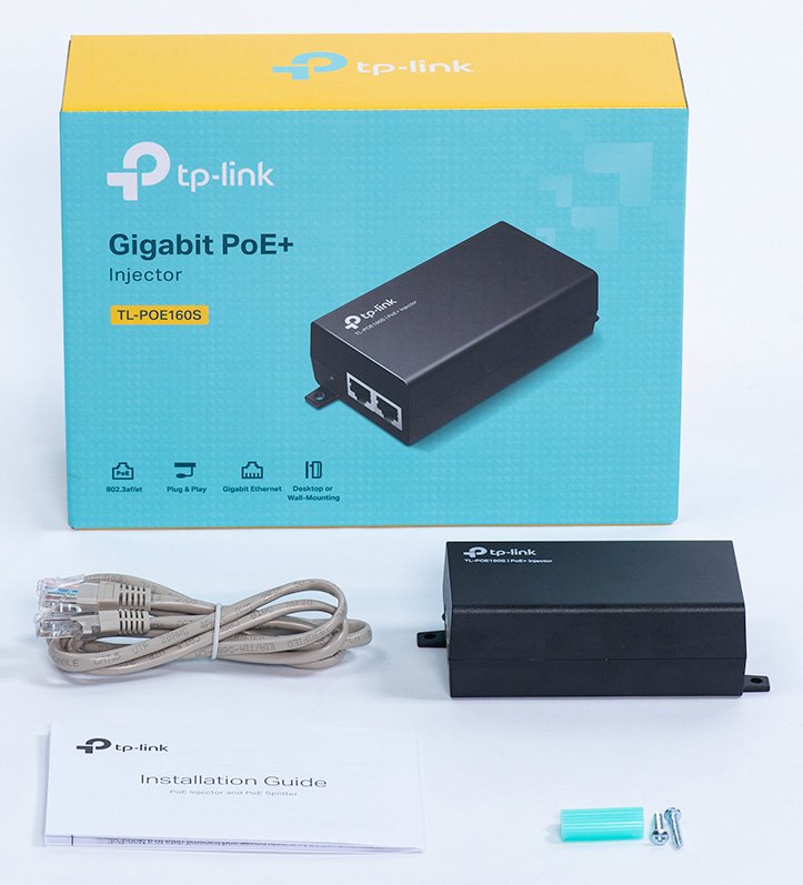 Gibagit PoE+ Injector, 802.3af/at 2156 0 6