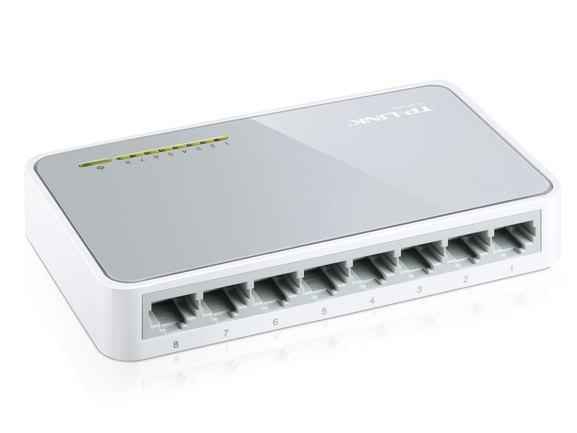 TP-LINK Desktop Switch , 8-port 10/100Mbps, Ver. 8.2 485 - Image 2