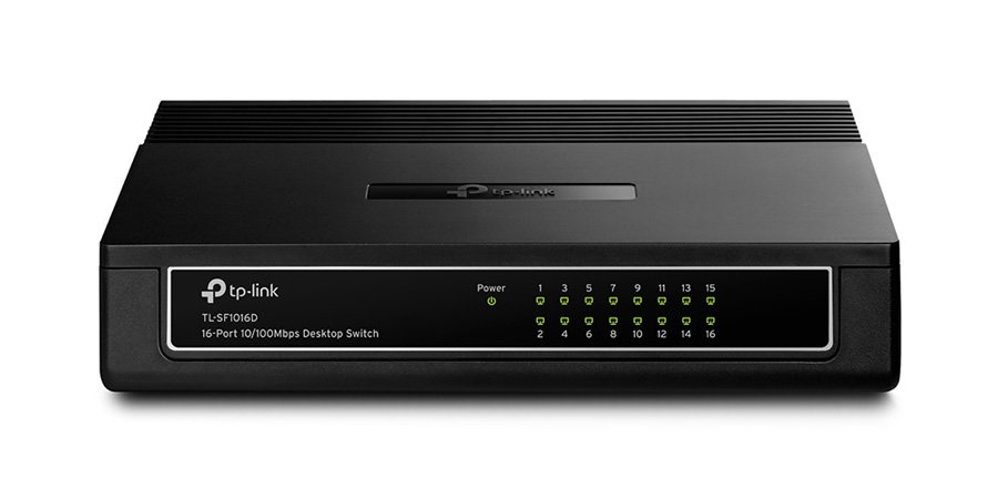 TP-LINK Desktop Switch 016D, 10/100Mbps, 16 Θύρες, Ver. 7.0 516