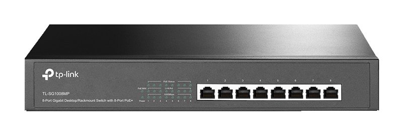 TP-LINK desktop/rackmount switch , 8-Port PoE+, Ver. 2.0 3286