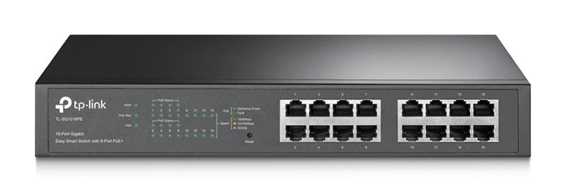 TP-LINK easy smart switch , 16-Port Gigabit, PoE+, Ver. 3.0 3280