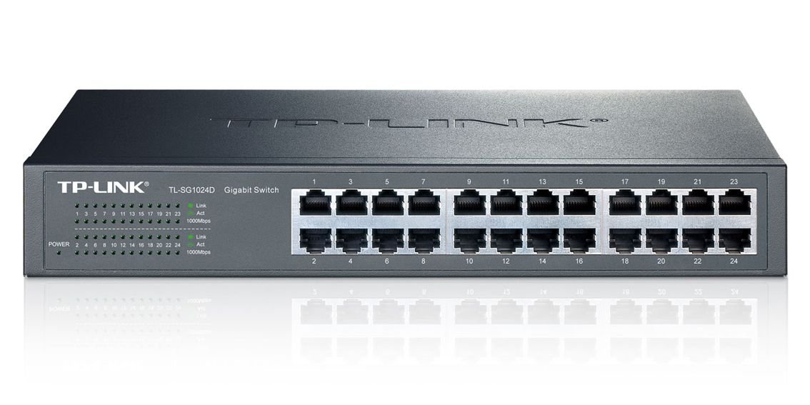 TP-LINK Desktop/Rackmount Switch  24 Θυρών, Ver. 9.0 478
