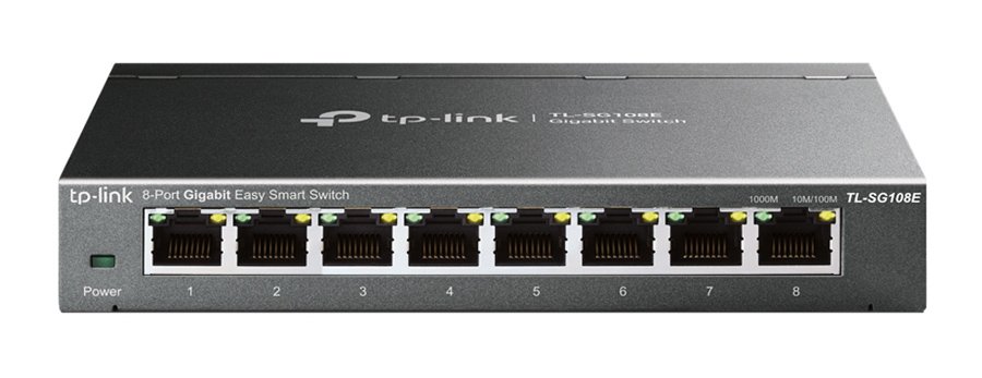 TP-LINK Easy Smart Switch , 8-port 10/100/1000Mbps, Ver 6.0 3105