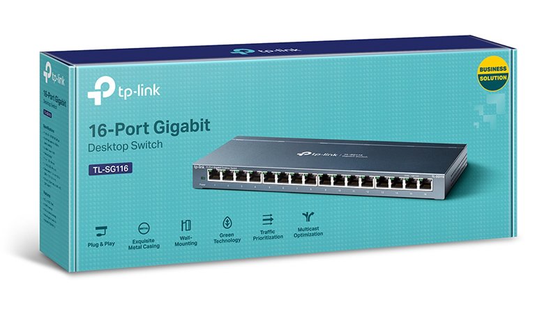 TP-LINK desktop switch , 16-Port, 10/100/1000Mbps, Ver. 1.0 3295 - Image 3