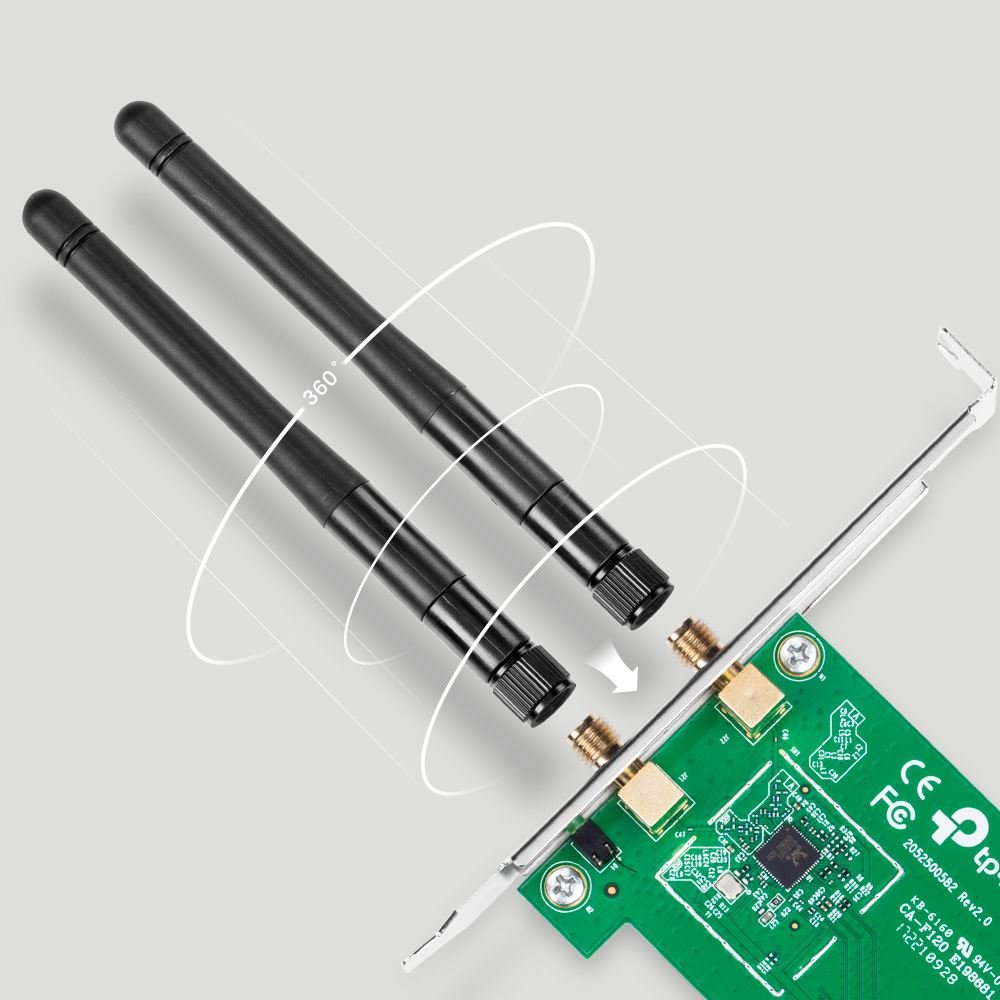 TP-LINK Ασύρματο N PCI Adapter , 300Mbps, WPA/WPA2, Ver. 1.0 1034 - Image 4