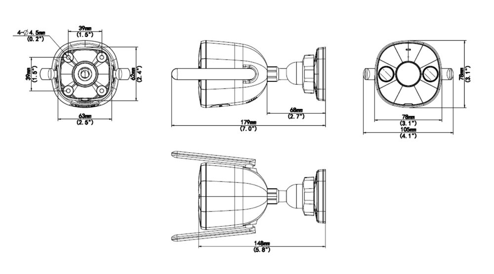 UNIARCH smart κάμερα , 3MP, WiFi, SD, IP67 7109 - Image 4