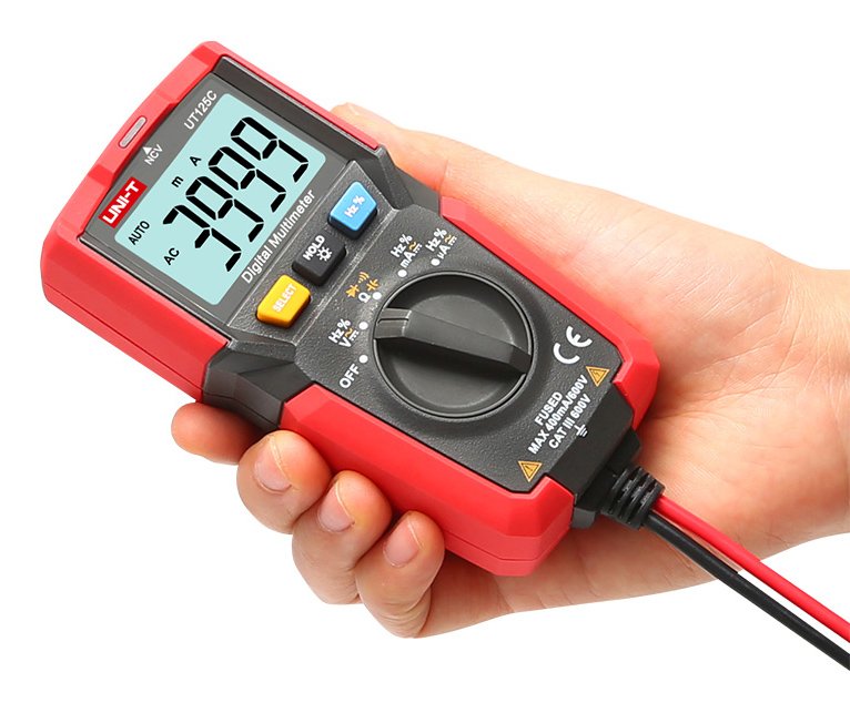 mini psifiako polymetro, 600V AC/DC, NCV Polymetro 4