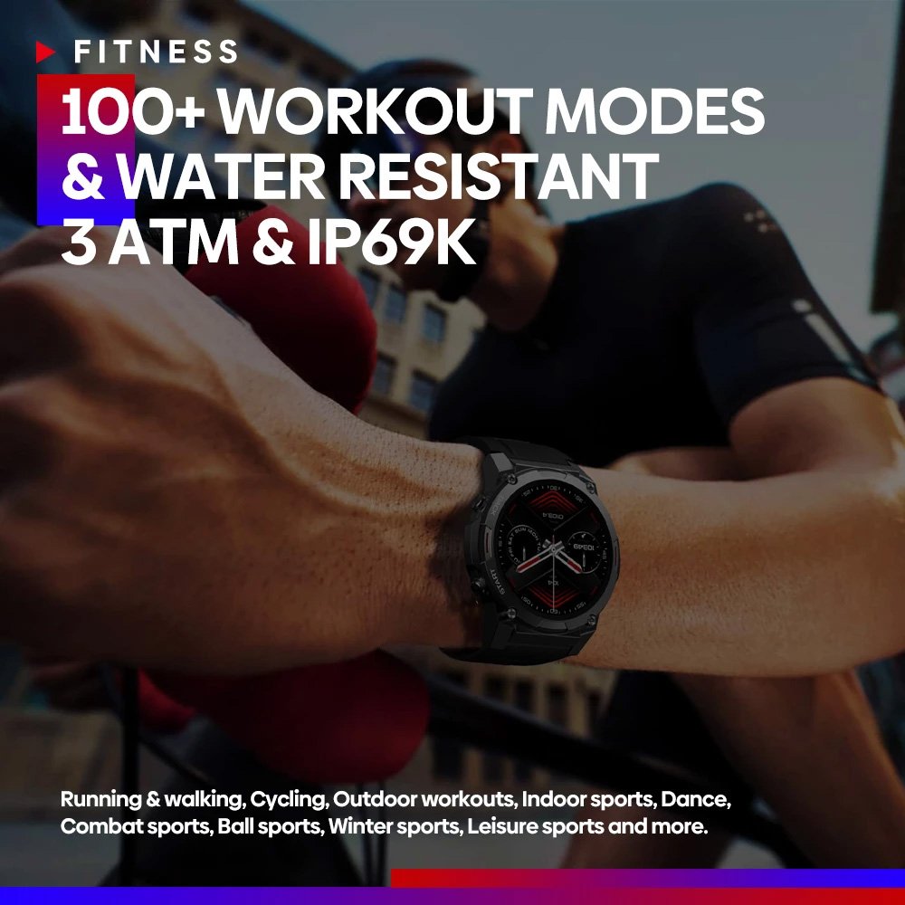 smartwatch ibe 7 Pro, heart rate, 1.43" AMOLED, 3 ATM, asimi Asimi 6