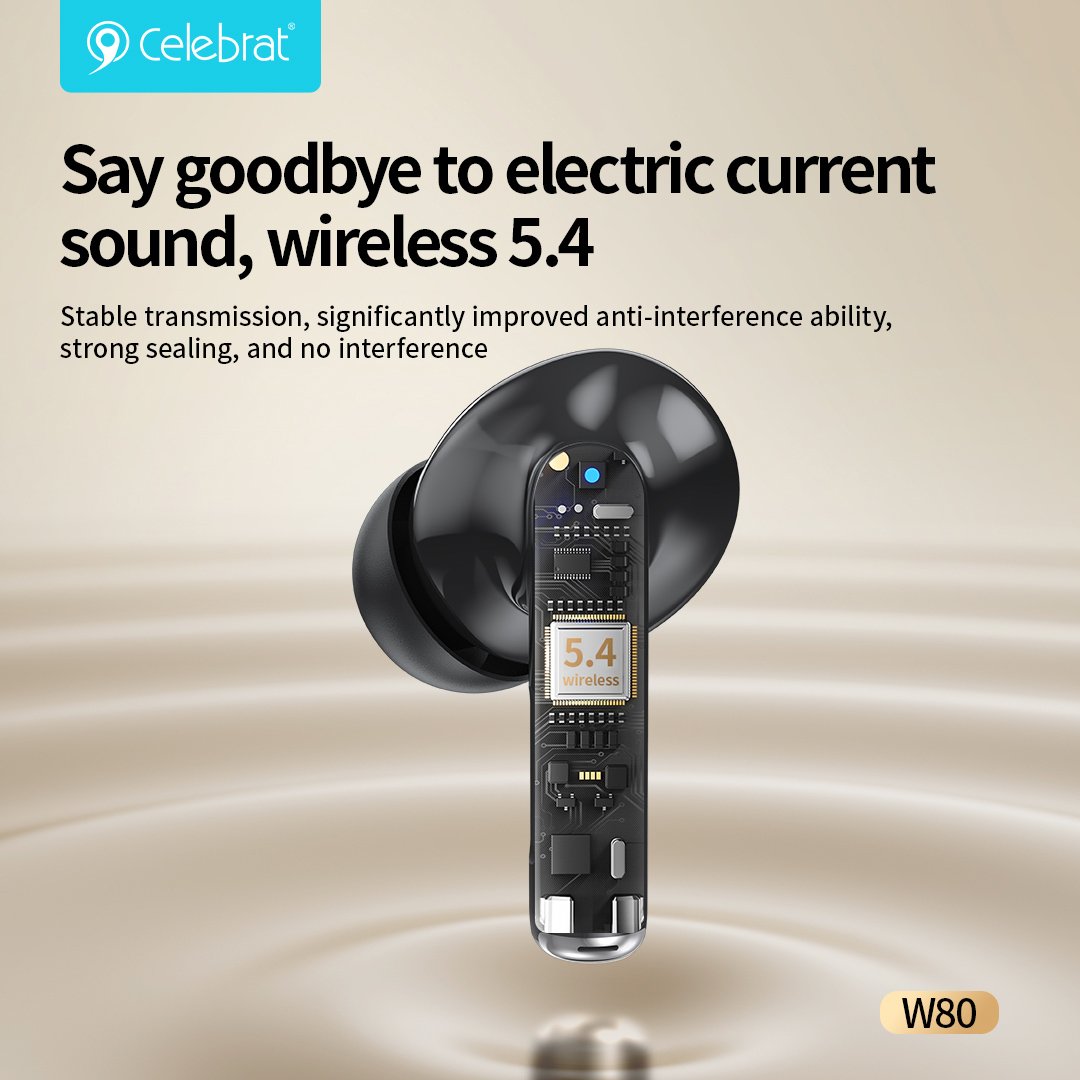 earphones me thiki fortisis W80, True Wireless, 13mm, 30/230mAh, leyka Bluetooth