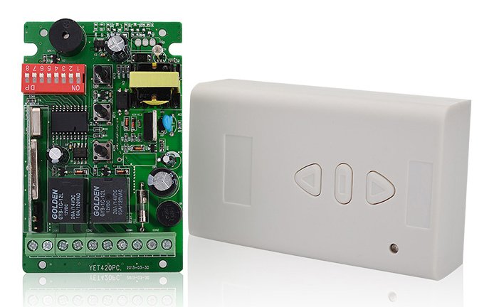 Receiver 2 kanalion, me 2 asyrmata cheiristiria 2162 Receiver 3