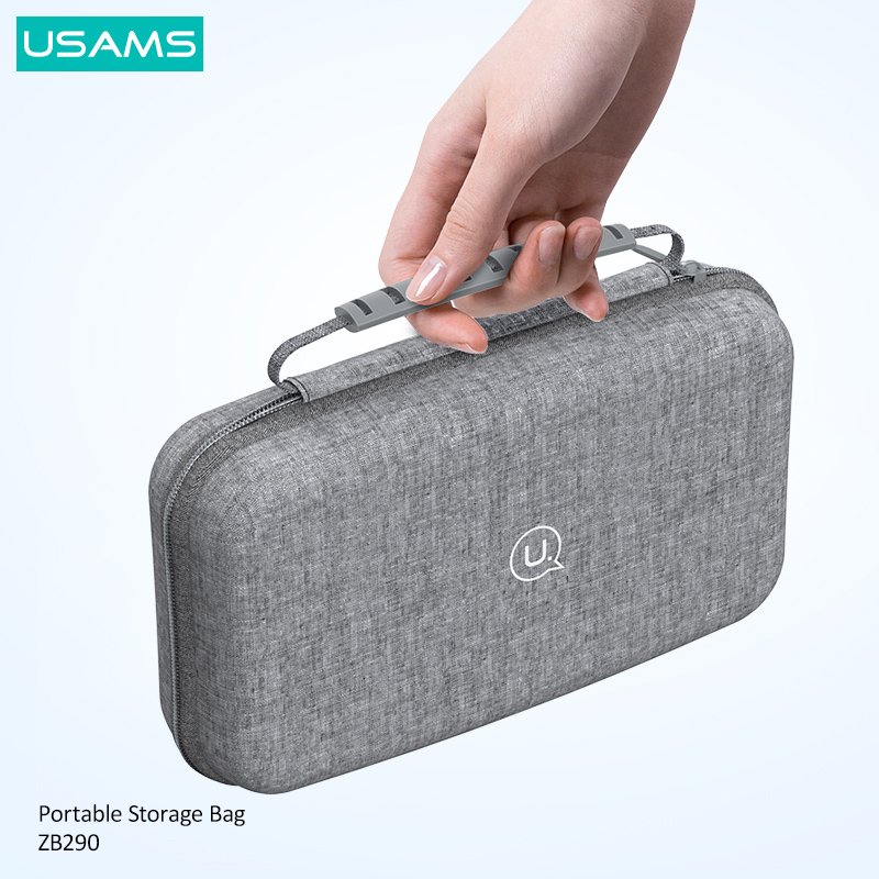 USAMS θήκη οργάνωσης αξεσουάρ US-ZB290, 22x13x7.8cm, γκρι - Image 4
