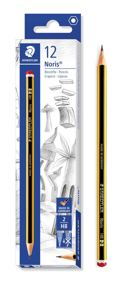 STAEDTLER ξύλινο μολύβι Noris , εξάγωνο, ΗB2, 12τμχ