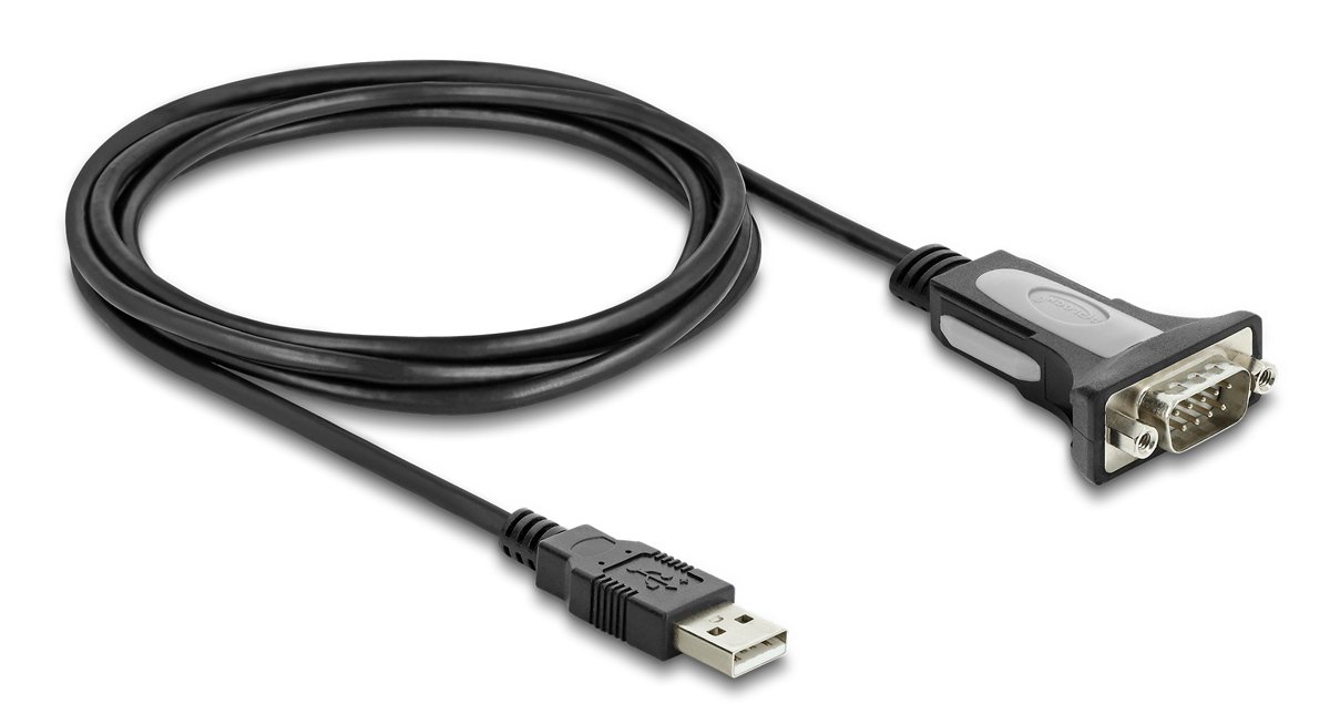 DELOCK καλώδιο USB σε RS-232 , 921.6Kbps, 3m, μαύρο - Image 3