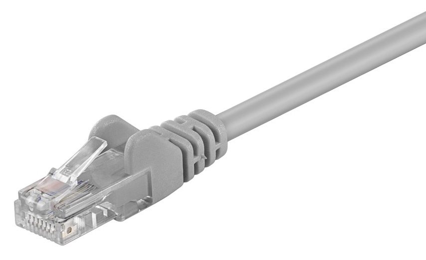 GOOBAY καλώδιο δικτύου , CAT 5e U/UTP, CCA, 7.5m, γκρι