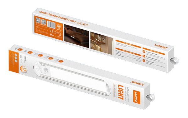 LDNIO LED φωτιστικό τοίχου/ντουλάπας Y-1 με αισθητήρα κίνησης, 220x42x13mm, λευκό - Image 6
