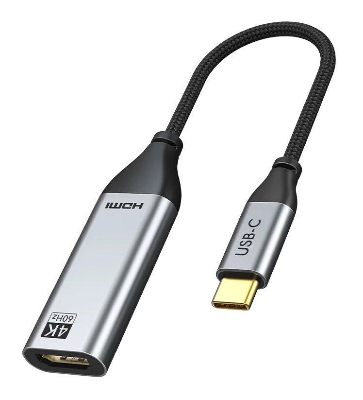 CABLETIME αντάπτορας USB-C σε HDMI CT-C10-PU31-CMHDFN1, 4K/0Hz, 0.15m, μαύρος