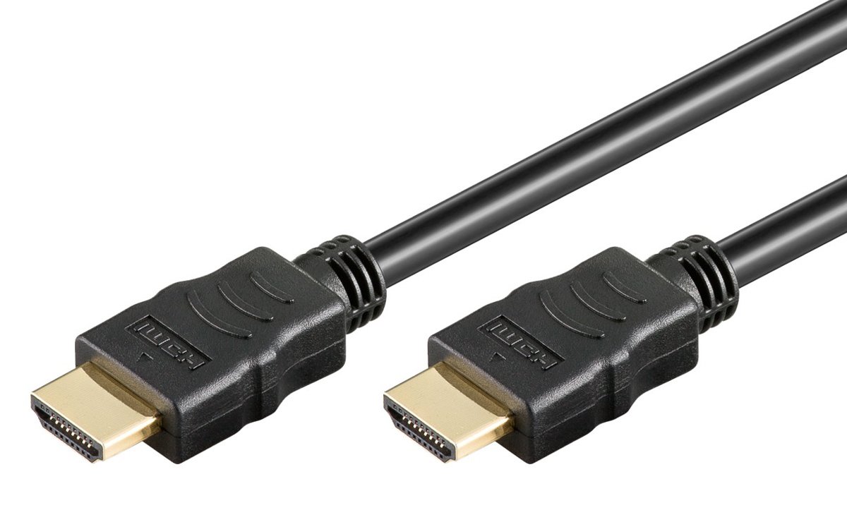 GOOBAY καλώδιο HDMI  με Ethernet, soft, 4K/60Hz, 18 Gbps, 2m, μαύρο