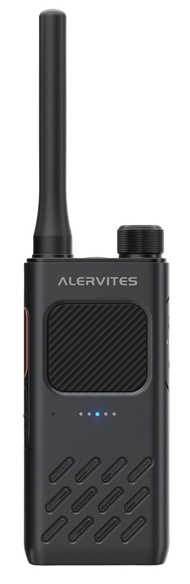 ALERVITES ασύρματος πομποδέκτης , 2W, UHF 400-480MHz, Bluetooth, γκρι