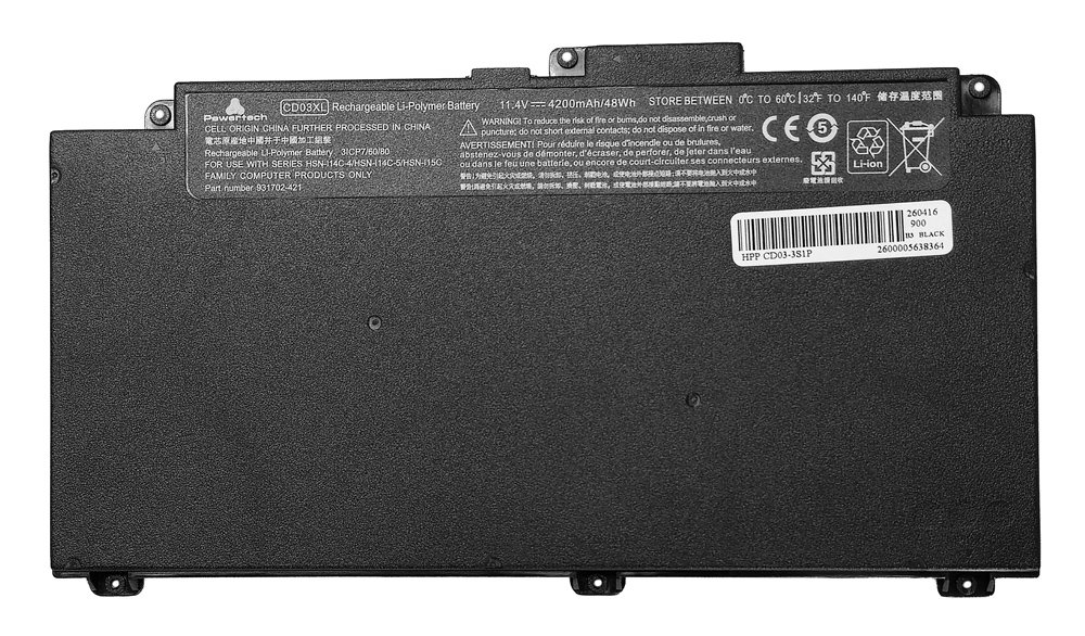 POWERTECH συμβατή μπαταρία CD03-3S1P για HP Proook 640/645/650 G4