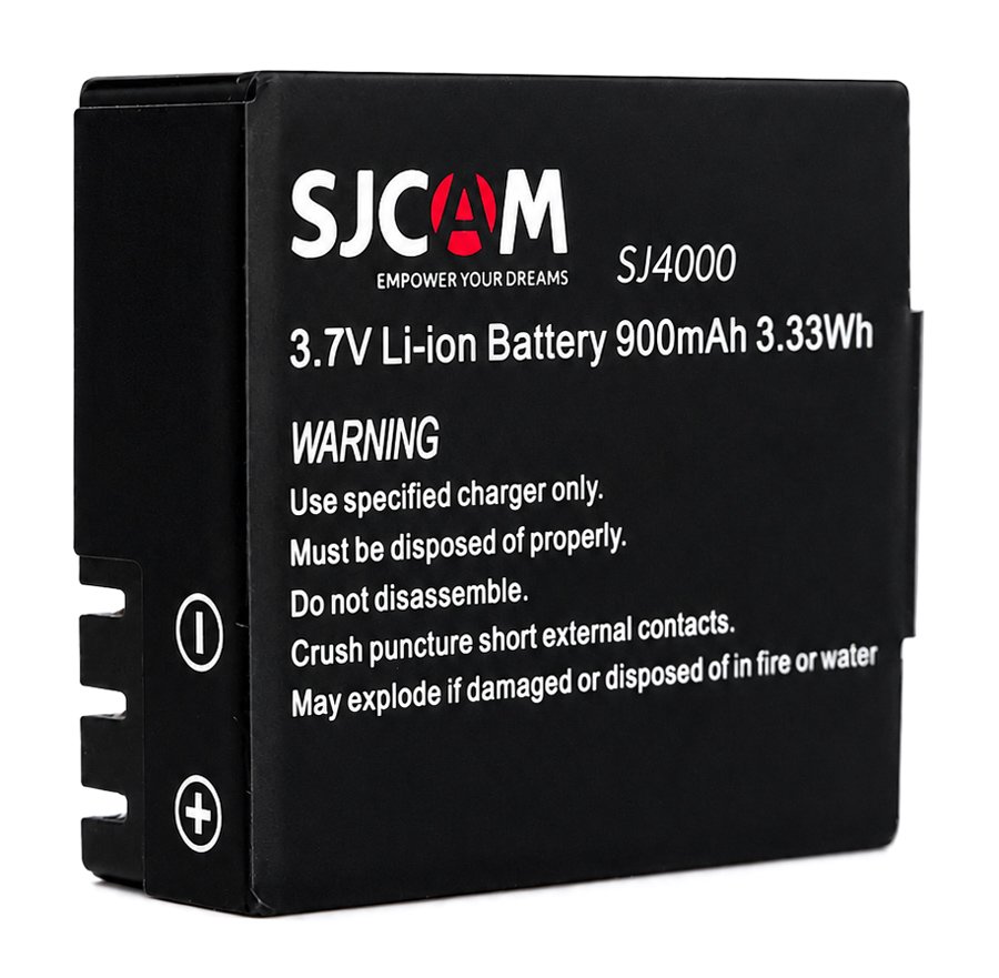 SJCAM μπαταρία για  series action κάμερες, 900mAh