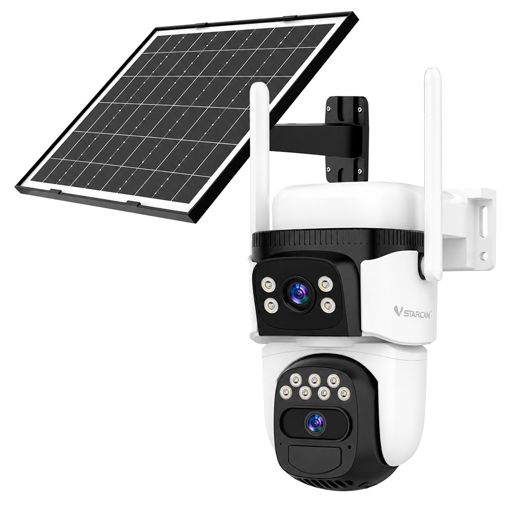 VSTARCAM smart ηλιακή κάμερα , dual lens, 3MP, 4G, SD, PTZ, IP66