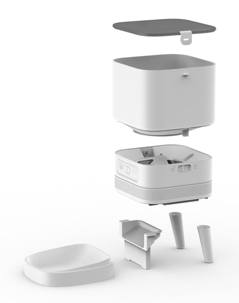 BRUNO smart ταΐστρα κατοικίδιων , 4L, WiFi, λευκή - Image 8