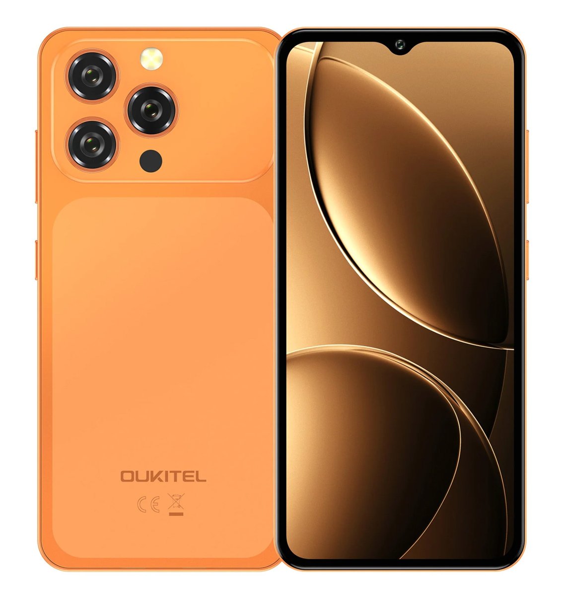 OUKITEL smartphone , 6.52", 4/64GB, 5000mAh, πορτοκαλί