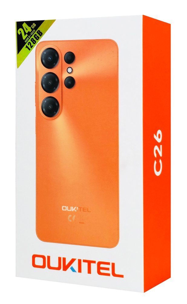 OUKITEL smartphone , 6.63", 6/128GB, 5150mAh, πορτοκαλί - Image 9