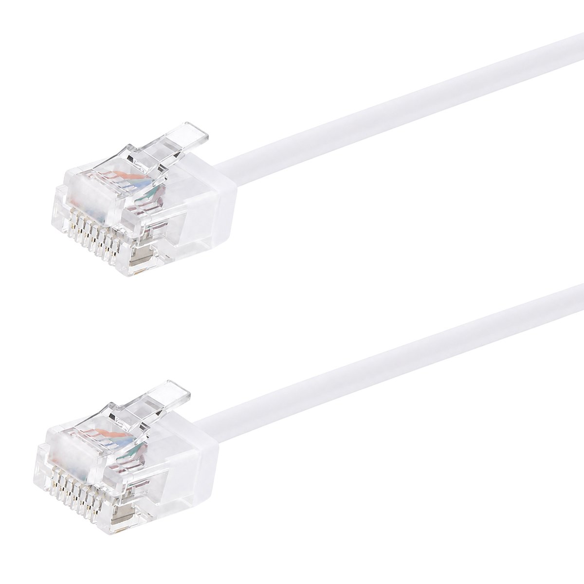 POWERTECH καλώδιο δικτύου , Cat 6A U/UTP, ultra slim, copper, 500MHz, 0.25m, λευκό